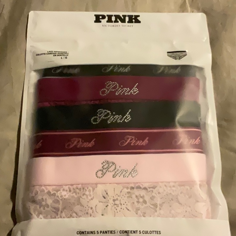 PINK Hiphugger set size Large NIP - Picture 2 of 13